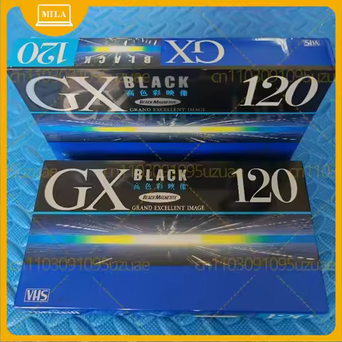 2pcs For Maxell GX Black T-120 VHS, New Sealed Blank Video Cassette, Vintage Collectible