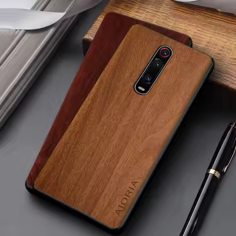 WoodLike case for Xiaomi mi 9T mi9T mi 10T mi10T Redmi K20 Pro soft TPU silicone&Hard PC&PU leather 