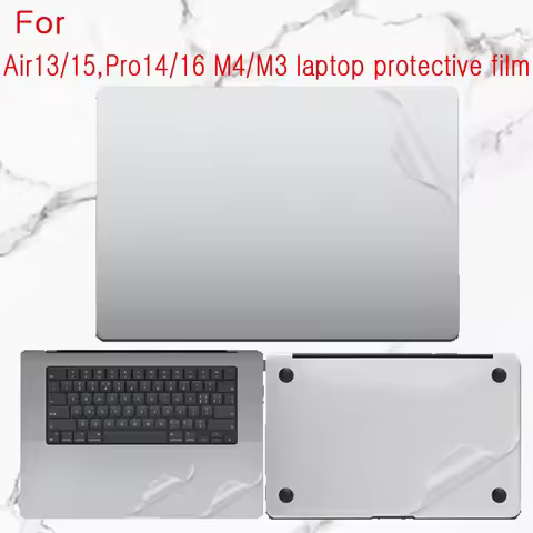 For New MacBook Air 15/13 sticker protective film MacBook Pro 16/14/13 M4/M3/M2 apple laptop shell f