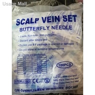 ✎✱☈21G/23G/25G SCALP VEIN SET BUTTERFLY NEEDLE (50-100pcs)