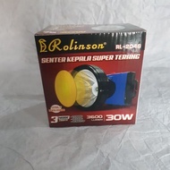 RL2046 ROLINSON SUPER Bright Headlamp 30watt AA battery x 3 pcs 1.5v Three Bright Modes/redup Flashi
