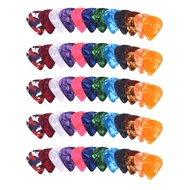 60 Pack Abstract Art Colorful Guitar Picks, Unique Guitar Gift For Bass, Electric &amp; Acoustic Guitars Includes 0.46mm, 0.71mm, 0.96mm