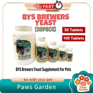 <<Repack 50's /100's>> BYS Brewers Yeast Vitamin For Cats & Dogs/Fat Beautiful Feather Vitamins For 