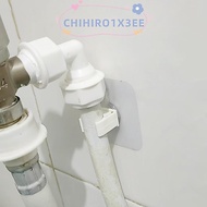 CHIHIRO1X3EE 1/5Pcs Water Tube Holder, Watering Adapter Punch-free Self-adhesive Pipe Clamp, Durable
