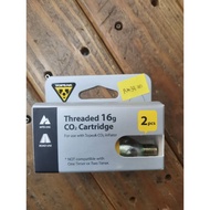 TOPEAK THREADED 16G CO2 CARTRIDGE