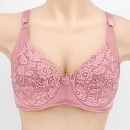 Lace Underwear With Frame Full Shape 2mm Ultra-Thin Sponge Cup B Bra @999