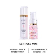AVENYS SET ROSE MINI TREATMENT LOTION 35ML + BRIGHTENING SERUM 50ML