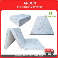 Arden Foldable Anti-static Bamboo Foam Mattress (Single/Super Single Avail)