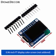 DomeDecor บอร์ดจอ LCD ขนาด0.96นิ้วจอแสดงผล IPS โมดูล OLED สำหรับ80x160 65K หลากสี RGB TFT ST7735 ST7