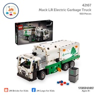 LEGO Technic 42167 Mack LR Electric Garbage Truck (503 Pieces) For Children Aged 8 And Up Brick Toy