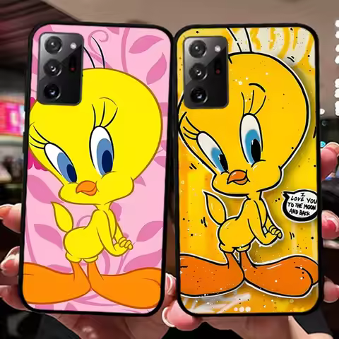 Cartoon Tweety Bird Piolin Phone Case For Samsung Note 8 9 10 20 Pro Plus Lite M10 M11 M20 M30 M21 M