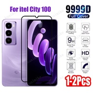1-2 PCS Tempered Glass Protective Film for ITel City 100 Power 70 P70 P65 S23 P55 Plus S25 Ultra RS4