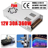 ส่งฟรี สวิตชิ่งเพาเวอร์ซัพพลาย Switching Power Supply 12V 120W/250W/360W สำหรับ CCTV/หลอดLED/เครื่