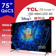 TCL - 75" 75Q6CS QD-Mini LED 4K Google TV Q6CS