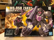 HG 068 MS-05B ZAKU I 黑色三連星 舊渣古 HGUC