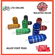 Bicycle Alloy Foot Stunt Foot Pegs MTB BMX Basikal Lajak Ø 50mm Axle (sepasang) MTB Accessories BMX 