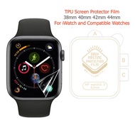 Hydrogel Soft TPU Screen Film 38mm 40mm 42mm 44mm Protector For Watch Series Screen Protector