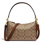 COACH F 85696 COACH ของแท้ กระเป๋าถือสุภาพสตรีกระเป๋าสะพายหนัง