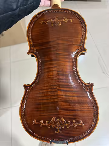 Actual Photo Display/Special Old Europe Wood Hand Crafted Cкрипка 4/4 Violin كمان Ammoon Full Set V1