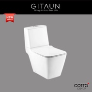 [COTTO] Toilet Bowl / Water Closet / Two Pieces Water Closet / Two Pieces Simply Modish WC+ / C124137