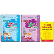 Book - Combo 3c -GLOBAL SUCCESS- Periodic test set of 4 English skills for grade 3 & Vietnamese dict