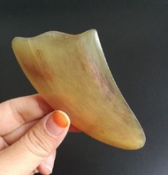 刮痧板 天然羊角刮痧板 按摩刮臉板 刮痧片 經絡頸椎刮痧器 面部刮痧板[平行進口]