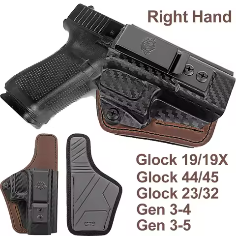 IWB Gun Holster Concealed Carry Holster Pistol Holster Right Hand Handgun Holder forglock G19/19X/44