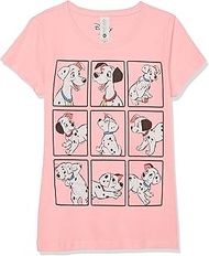 Disney Little, Big 101 Dalmations Dalmatian Box Up Girls Short Sleeve Tee Shirt
