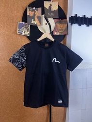 EVISU T-shirts 福神筆刷印花短袖T恤男女
