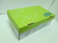 {D1415} Lotto樂得螢光綠長方型鞋盒#260 /包裝盒/球鞋紙盒(只有盒子，沒有物品)