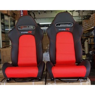 Honda Civic Fd Fd2 / Honda Intergra Dc5 Type-R Recaro Leather / Alcantara Semi Bucket Seat Sport Seat Racing Seat