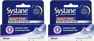 Systane Nighttime Lubricant Eye Ointment-0.123 oz, 3.5g, by Systane Pack of 2