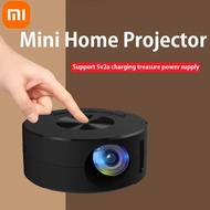 Xiaomi New Mini Mobile Projector Home Use Palm Size Remote Projector IOS Android System Wire Screen Mirroring Projector