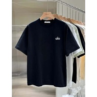 ALO Round Neck Short Sleeve T-shirt for Men and Women Absorbent Summer Style Hot Trend 2026