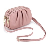 Nargez.off-khaki - Ellie Women's 3-zipper Sling Bag | Women's Handbag | Women's Mini Sling Bag | Clu