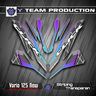 STRIPING VARIO 125 NEW GEN2 MOTIF 4 TRANSPARENT STICKERS UV STICKER HONDA VARIO 125i GEN 2 VARIATION