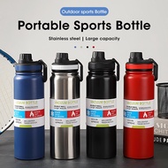 Nocclili Thermos Cup Stainless Steel Vacuum Cup Outdoor Sports Water Bottle Stainless Steel Aqua flask Portable Tumbler Double Wall Hot&amp;Cold Vacuum 600/800/1000ML