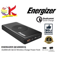ENERGIZER QE10000CQ 10000MAH POWERBANK 10K WIRELESS CHARGING QUICK CHARGE 3.0 POWER BANK