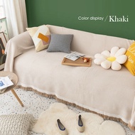 INS Style Cream Yellow Sofa Cover