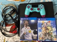 原厰黑色ps4 1tb連game+32吋電視mon連遙控連盒