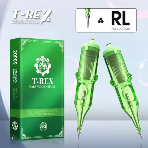 T-Rex Tattoo Needles 20 pieces of tattoo needle cartridges with round lining 1RL 3RL 5RL 7RL 9RL 11R