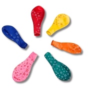 7 inch barrel balloons, pack of 100 / 8 inch inflatable balloons / party balloons