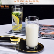155ml Thick Base Cylindrical Glass, Thick Glass