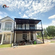 Kanopi balkon dak plat mezzanine floor & canopy minimalis plafon pvc bandung //345