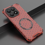 Xiaomi 15T Pro Magnetic Phone Casing,Clear Shockproof Phone Casing Cover for Xiaomi 15T Pro