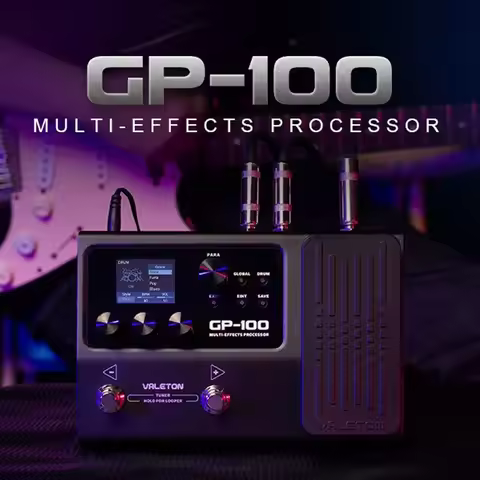 VALETON GP-100 Multi Electric Guitar Comprehensive Effects Acoustic Guitar Bass Drum Machine Rhythm