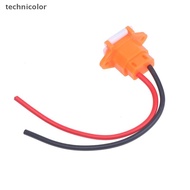 【TESG】 E-bike Scooter Battery Connector Plug Three Vertical Charging Socket With Wires 12AWG Cable F