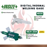 INSIZE Digital Welding Gage 4831-20A (0-20mm/0-0.8') Measure Angle / Crown height / Fillet Weld Thro