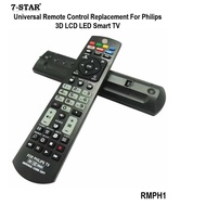 PHILIPS TV Remote Control Universal Plug &amp; Play for all LCD LED REMOTE CONTROL with Smart TV Functions, Netflix, YouTube