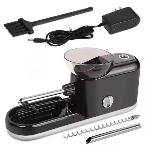 Electric Cones Rolling Machine Automatic Loader Portable Filling Tobacco Smoking King Size 6.5MM 8MM